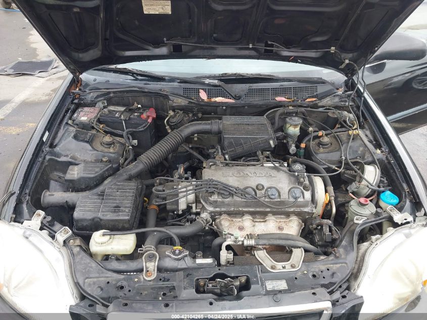 1998 Honda Civic Lx VIN: JHMEJ6676WS014572 Lot: 42104265