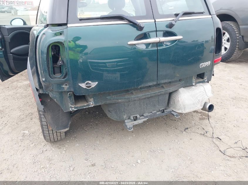 2009 Mini Cooper Clubman VIN: WMWML33589TX36453 Lot: 42104321