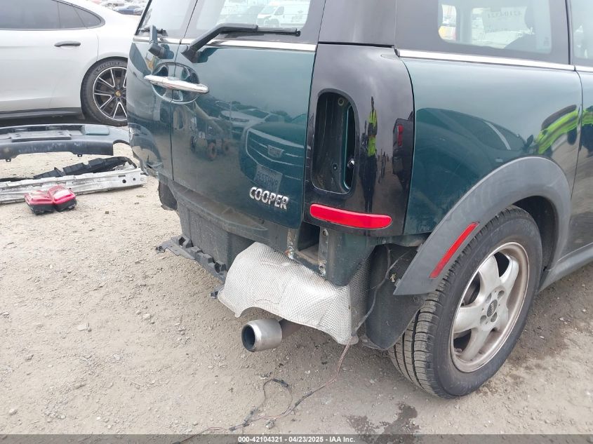 2009 Mini Cooper Clubman VIN: WMWML33589TX36453 Lot: 42104321