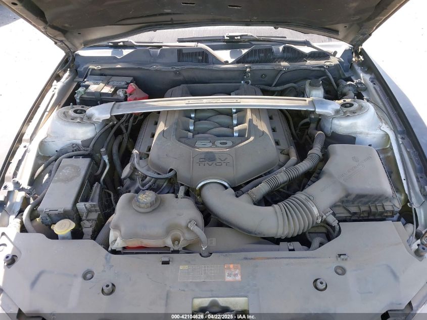 2012 Ford Mustang Gt Premium VIN: 1ZVBP8FF4C5263689 Lot: 42104626