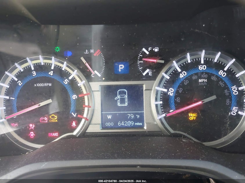 2019 TOYOTA 4RUNNER VIN: JTEBU5JR0K5664825