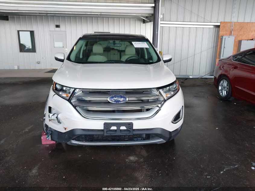 2015 Ford Edge Titanium VIN: 2FMTK4K81FBB66953 Lot: 42105560