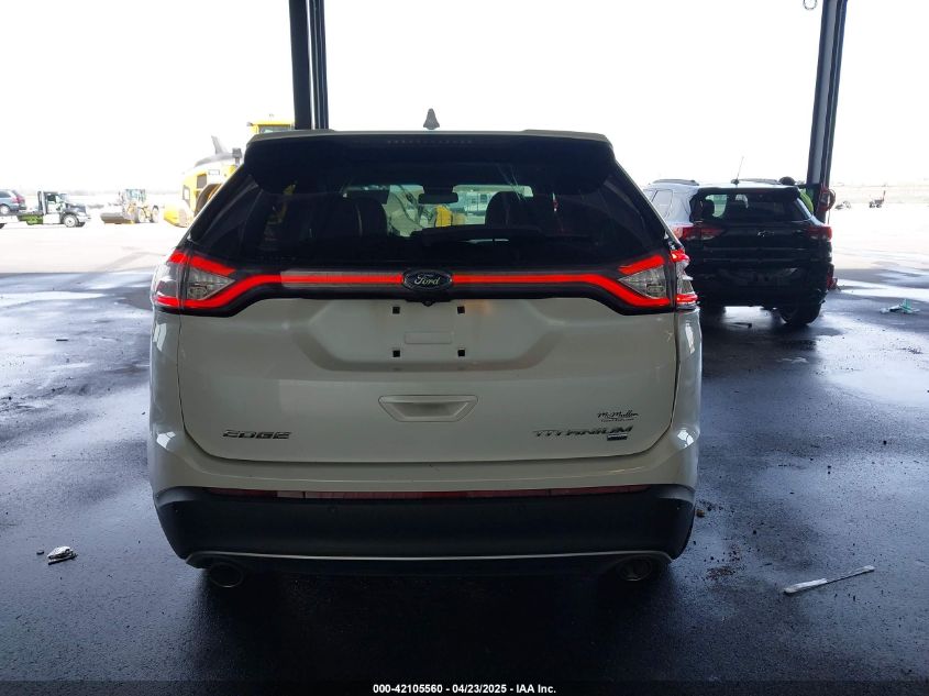 2015 Ford Edge Titanium VIN: 2FMTK4K81FBB66953 Lot: 42105560