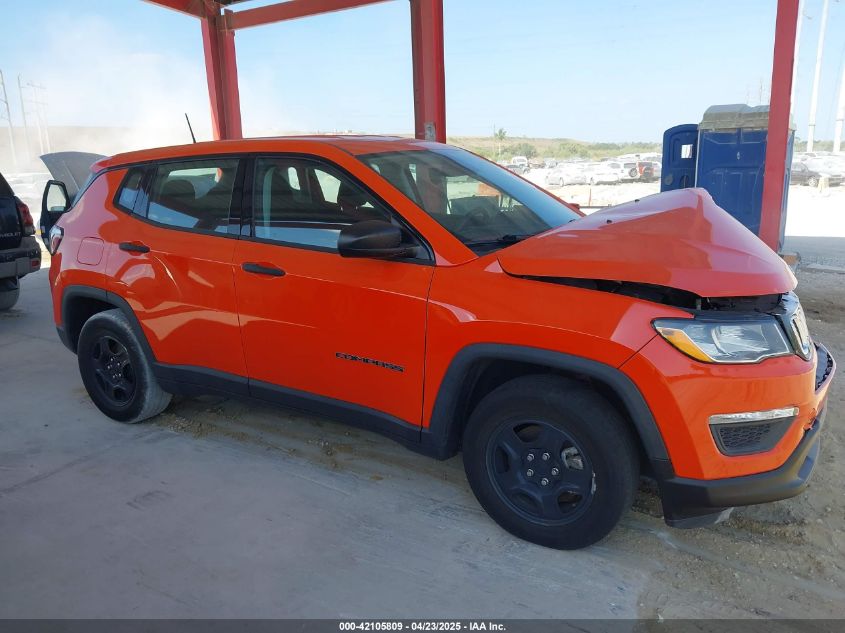 2021 Jeep Compass Sport Fwd VIN: 3C4NJCAB9MT505256 Lot: 42105809