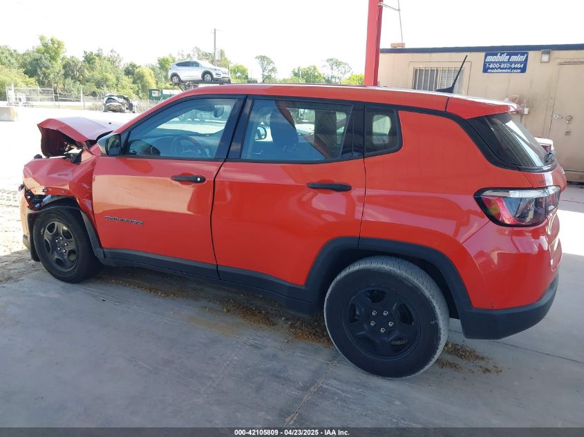 2021 Jeep Compass Sport Fwd VIN: 3C4NJCAB9MT505256 Lot: 42105809