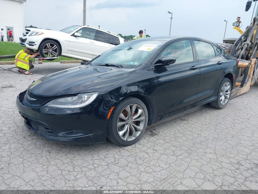 Vin: 1c3cccdg2fn678553, lot: 42597686, chrysler 200 s 20152