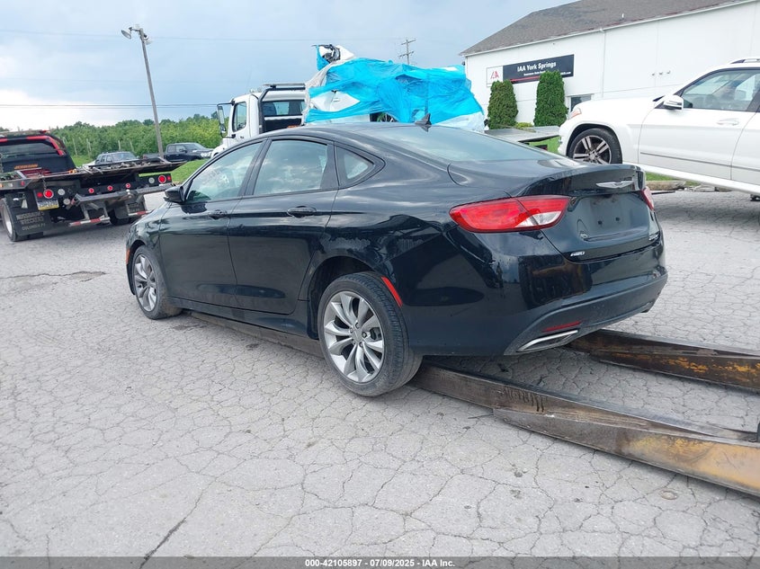 Vin: 1c3cccdg2fn678553, lot: 42597686, chrysler 200 s 20153