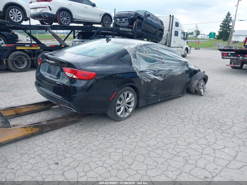 Vin: 1c3cccdg2fn678553, lot: 42597686, chrysler 200 s 20154