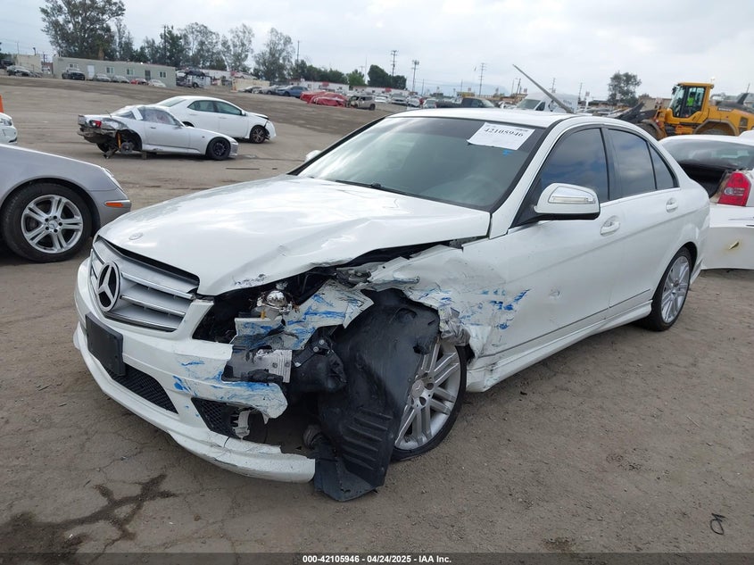 2009 MERCEDES-BENZ C VIN: WDDGF54X39R050407