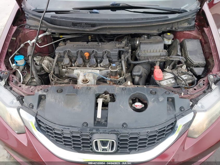 2015 HONDA CIVIC VIN: 19XFB2F59FE218599
