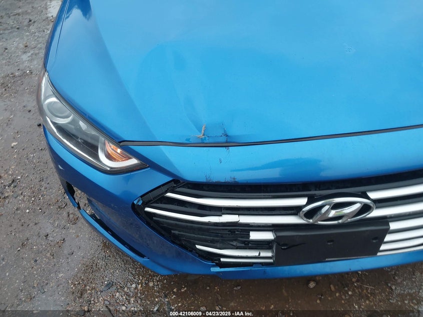 2018 HYUNDAI ELANTRA VIN: 5NPD84LF9JH364651