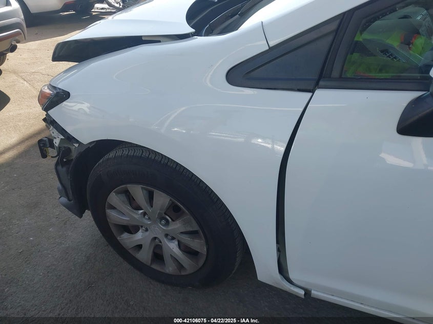 2012 HONDA CIVIC VIN: 19XFB2F52CE352205