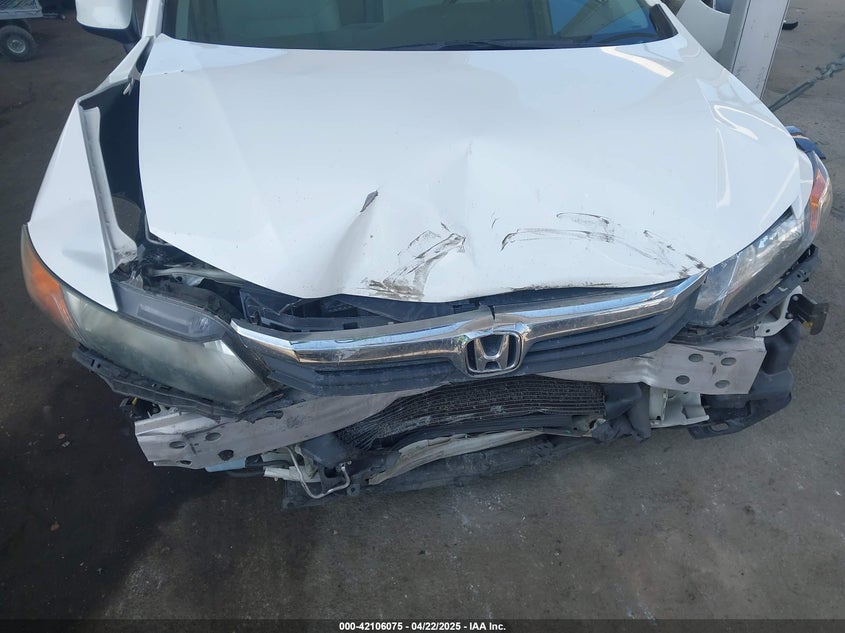 2012 HONDA CIVIC VIN: 19XFB2F52CE352205