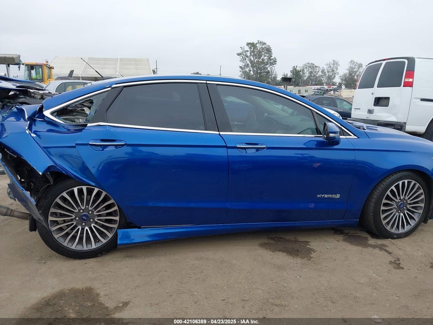 2018 FORD FUSION HYBRID VIN: 3FA6P0RU8JR124066