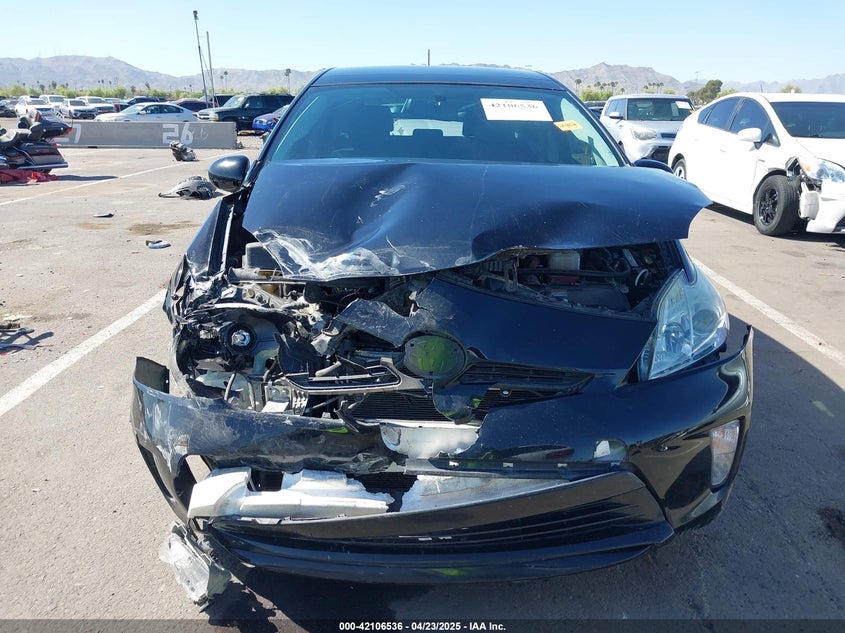2014 TOYOTA PRIUS VIN: JTDKN3DUXE1736731