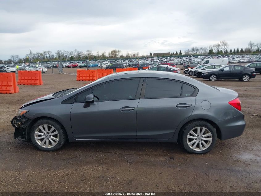 2012 Honda Civic Ex VIN: 19XFB2F86CE069297 Lot: 42106677