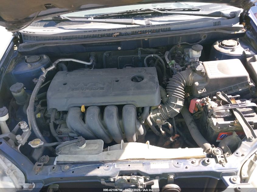 2005 Toyota Corolla Le VIN: JTDBR32E652061874 Lot: 42106794