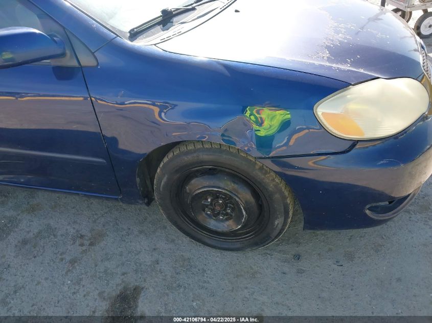 2005 Toyota Corolla Le VIN: JTDBR32E652061874 Lot: 42106794