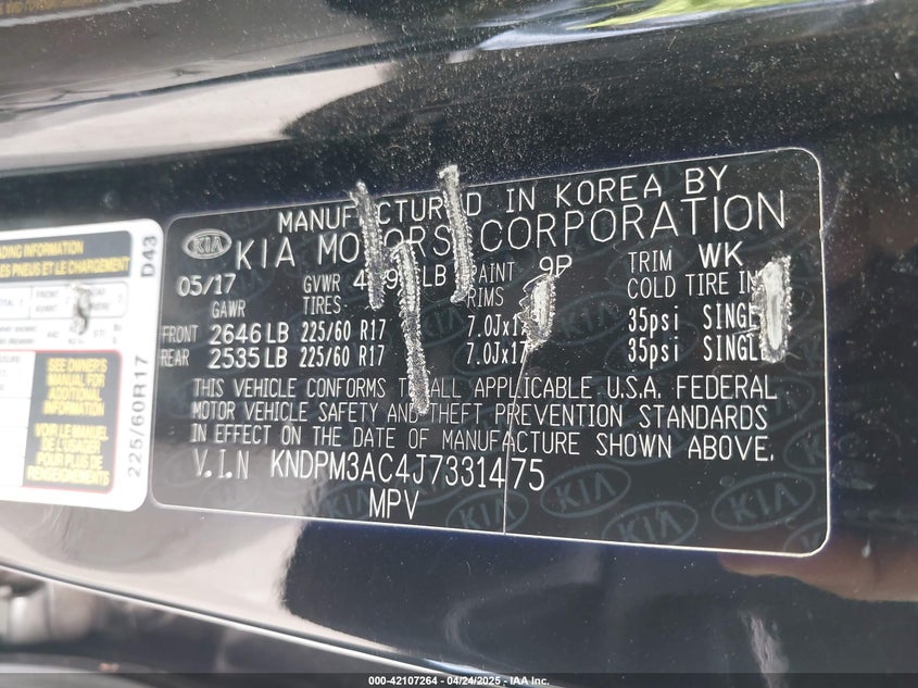 2018 KIA SPORTAGE LX - KNDPM3AC4J7331475