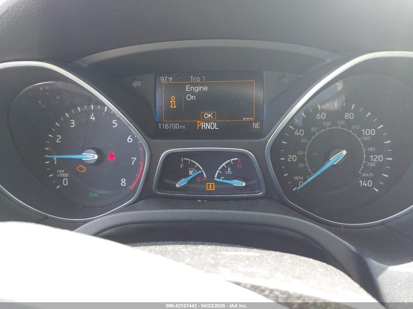 2016 FORD FOCUS VIN: 1FADP3F26GL207417