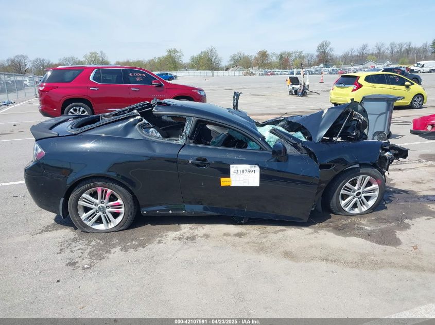 2008 Hyundai Tiburon Gs VIN: KMHHM66D18U264252 Lot: 42107591