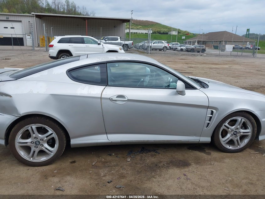 2006 HYUNDAI TIBURON VIN: KMHHN65F56U190508