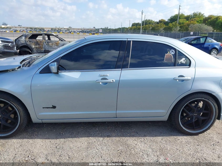 2010 FORD FUSION HYBRID VIN: 3FADP0L35AR354431