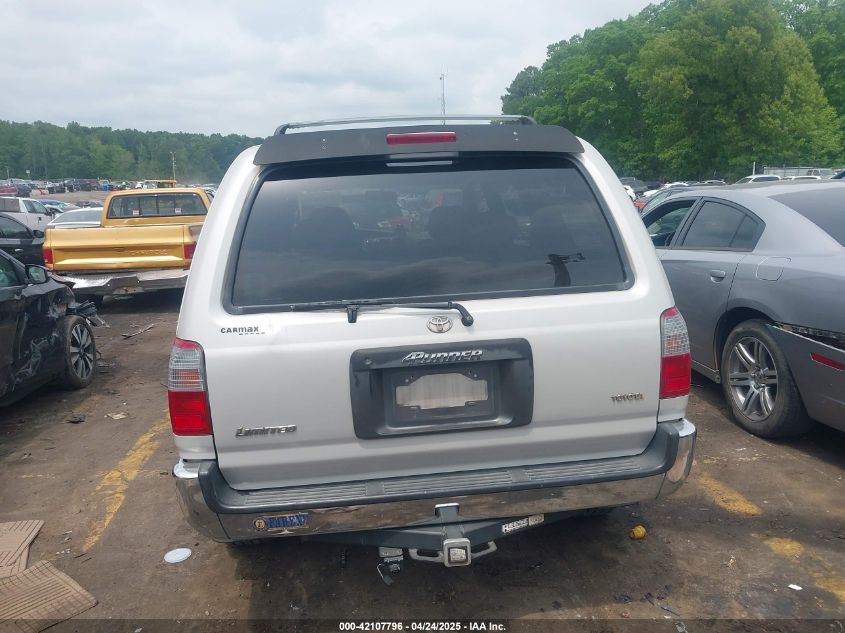 1998 Toyota 4Runner Sr5 V6 Limited VIN: JT3GN87R5W0077804 Lot: 42107796
