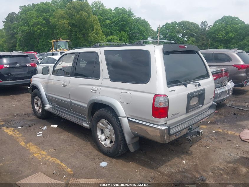1998 Toyota 4Runner Sr5 V6 Limited VIN: JT3GN87R5W0077804 Lot: 42107796