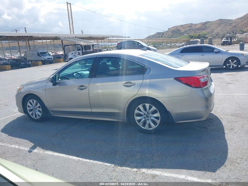 2016 SUBARU LEGACY VIN: 4S3BNAH62G3021210