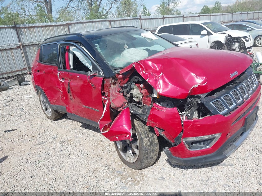 2019 Jeep Compass Limited 4X4 VIN: 3C4NJDCB7KT596110 Lot: 42108161