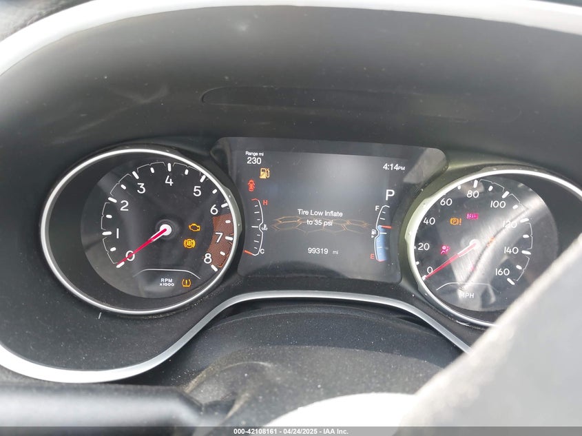 2019 Jeep Compass Limited 4X4 VIN: 3C4NJDCB7KT596110 Lot: 42108161