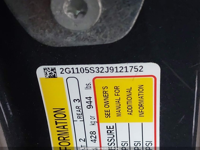 2018 CHEVROLET IMPALA 1LT - 2G1105S32J9121752