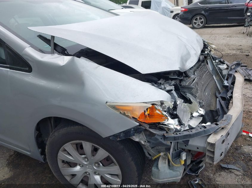 2012 Honda Civic Lx VIN: 2HGFB2F56CH560545 Lot: 42108811