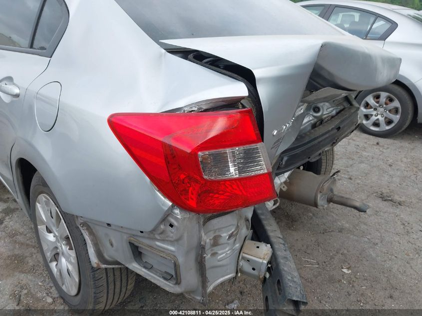 2012 Honda Civic Lx VIN: 2HGFB2F56CH560545 Lot: 42108811