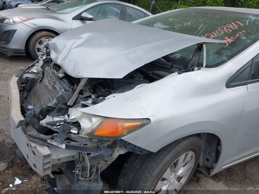 2012 Honda Civic Lx VIN: 2HGFB2F56CH560545 Lot: 42108811