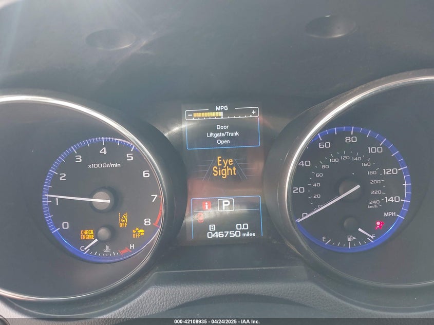 2015 SUBARU LEGACY VIN: 4S3BNBN6XF3034456
