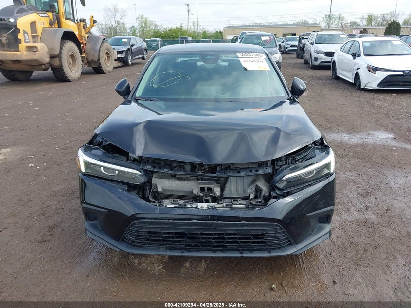 2022 HONDA CIVIC VIN: 2HGFE2F26NH564045