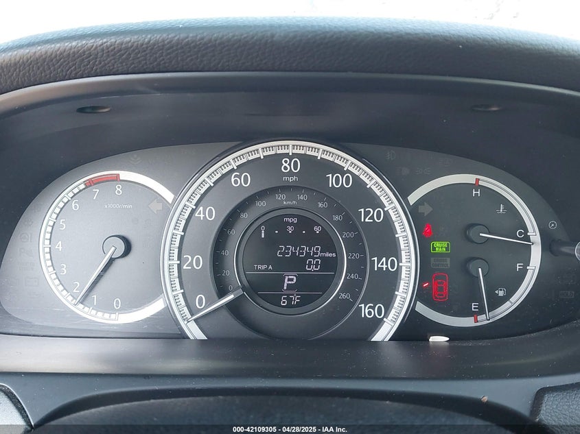2014 HONDA ACCORD VIN: 1HGCR2F3XEA188545