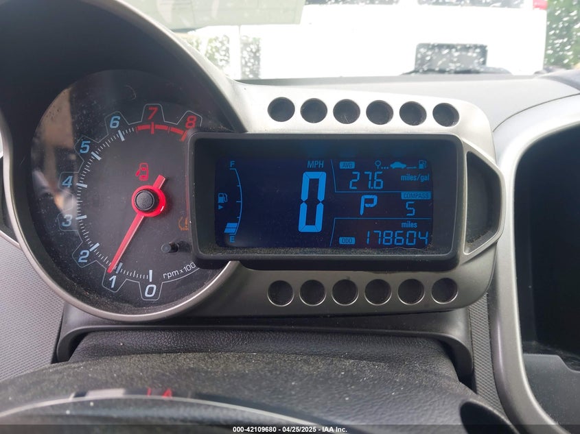 2012 CHEVROLET SONIC VIN: 1G1JC6SH7C4147665