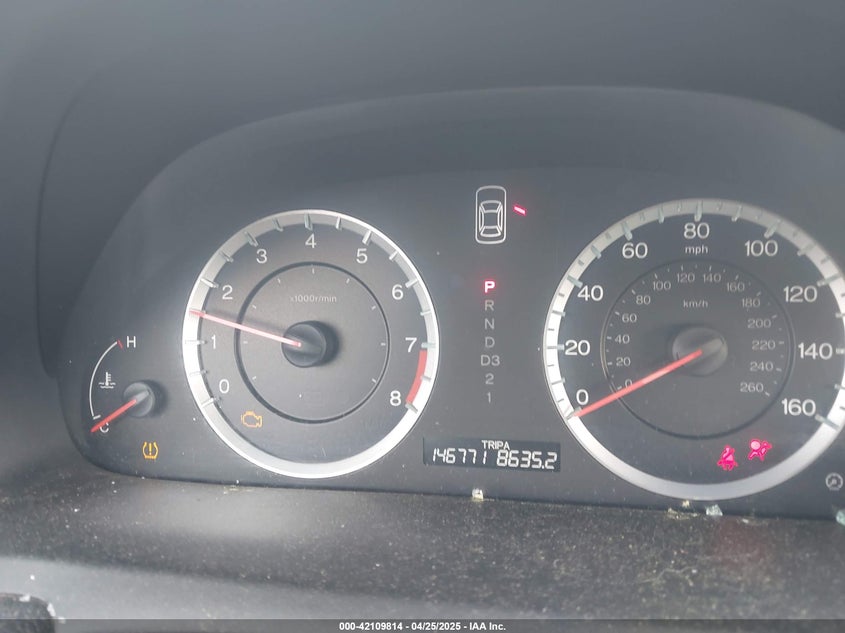 2012 HONDA ACCORD VIN: 1HGCP2F85CA032539