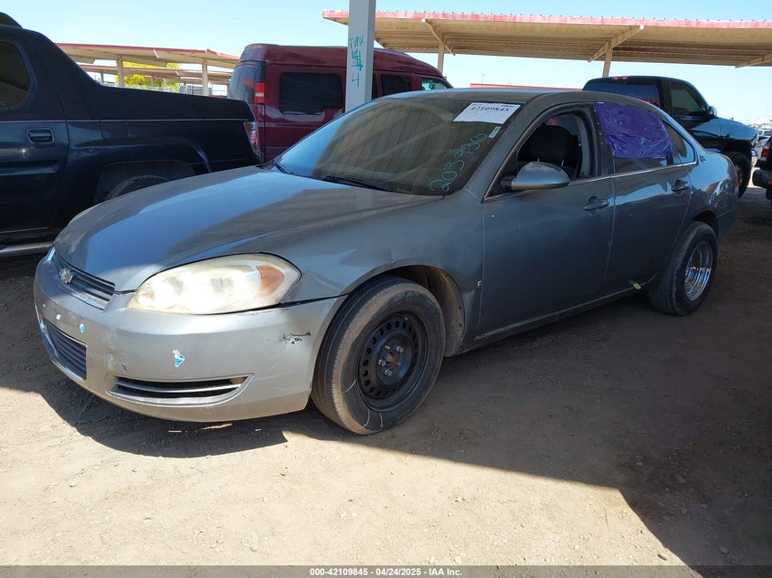 2008 CHEVROLET IMPALA VIN: 2G1WB58K489203930