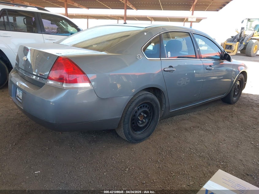 2008 CHEVROLET IMPALA VIN: 2G1WB58K489203930
