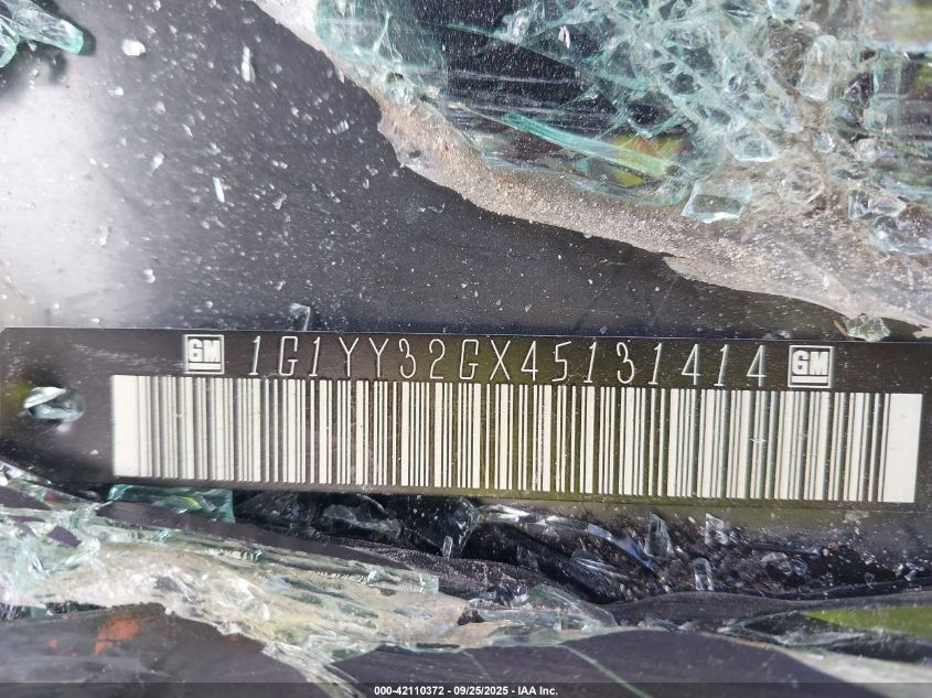 2004 Chevrolet Corvette VIN: 1G1YY32GX45131414 Lot: 42110372