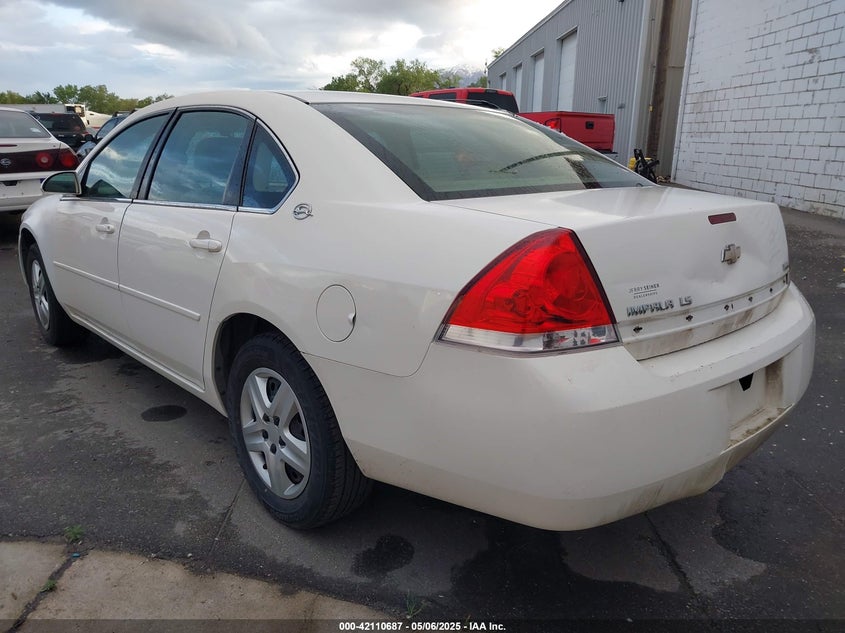 2007 CHEVROLET IMPALA VIN: 2G1WB58K479373106