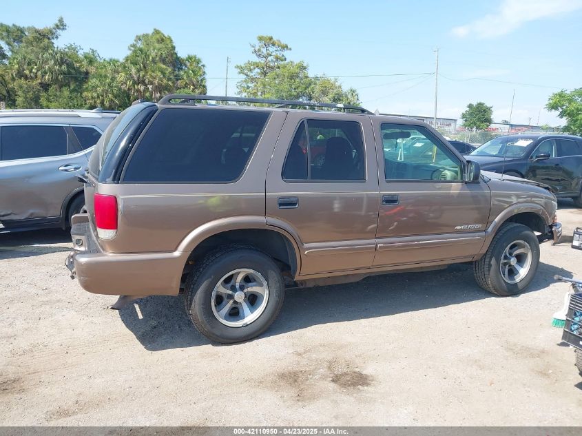 2004 Chevrolet Blazer Ls VIN: 1GNCS13X34K154273 Lot: 42110950
