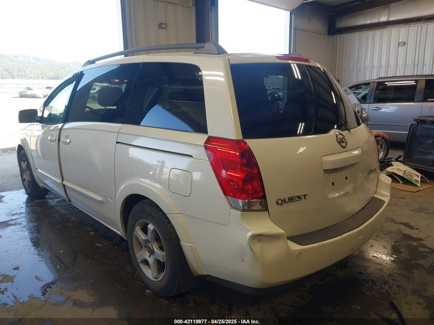 2006 NISSAN QUEST VIN: 5N1BV28U16N119101