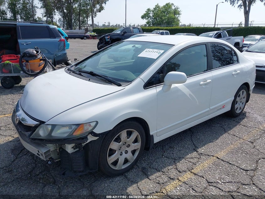 2009 HONDA CIVIC VIN: 19XFA16599E015892
