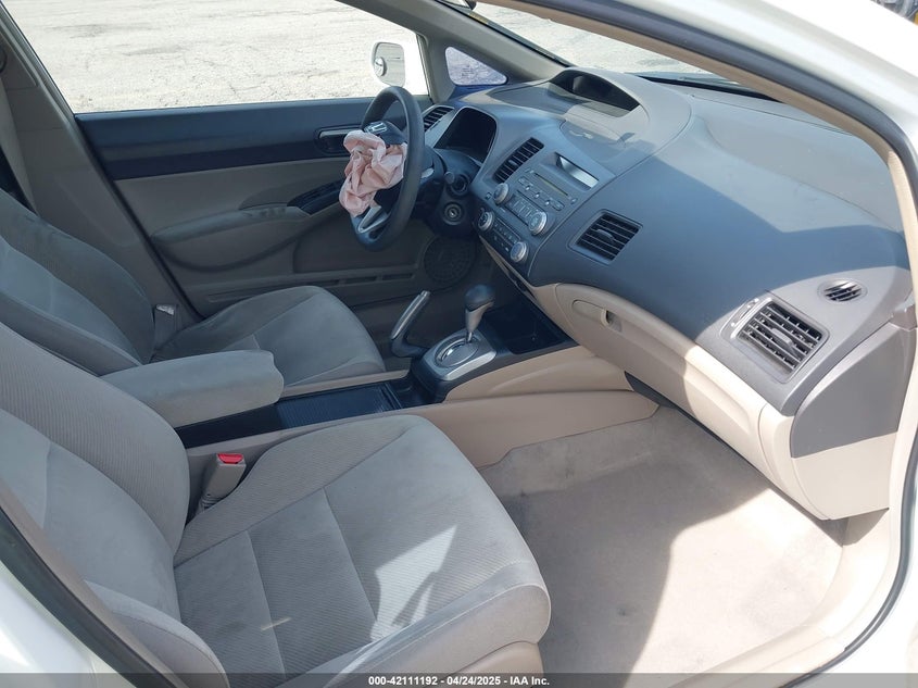 2009 HONDA CIVIC VIN: 19XFA16599E015892