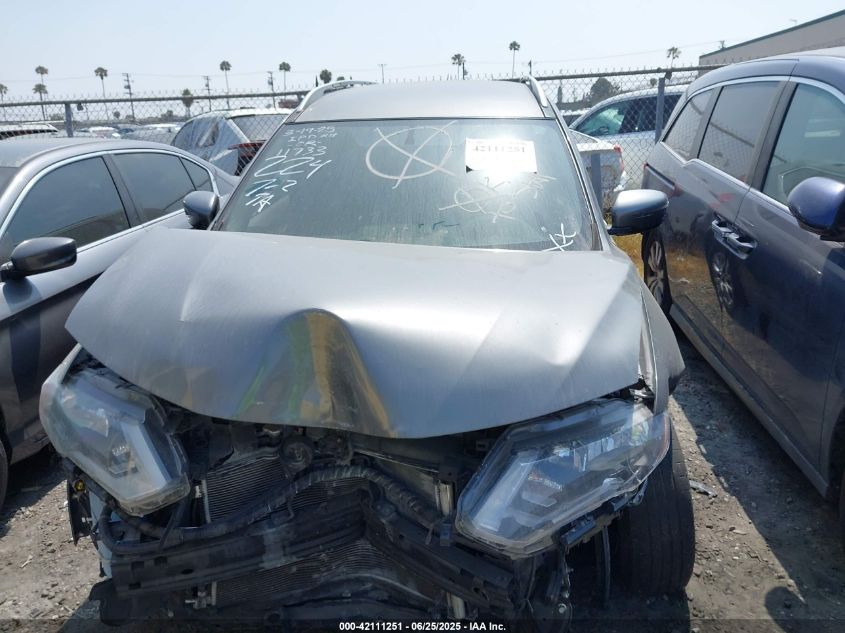 2017 Nissan Rogue Sv VIN: JN8AT2MT6HW148050 Lot: 42111251